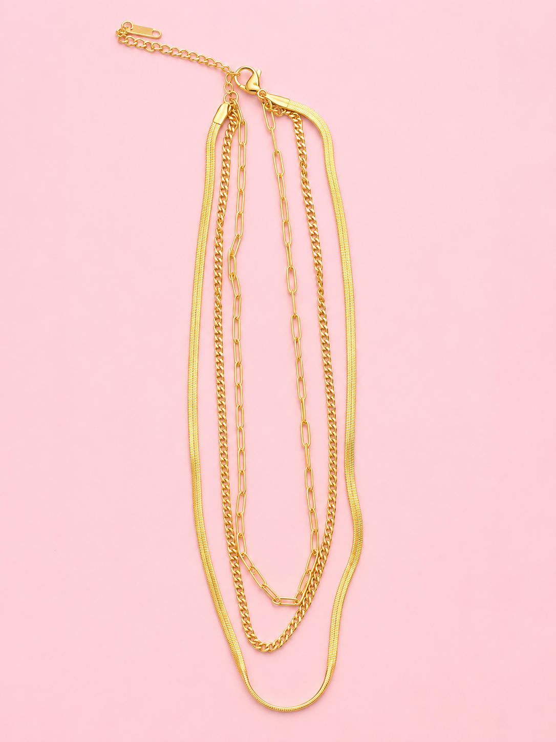 Luxe Layered Trio Chain