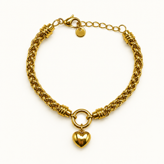 Heart Lock Vibes Bracelet
