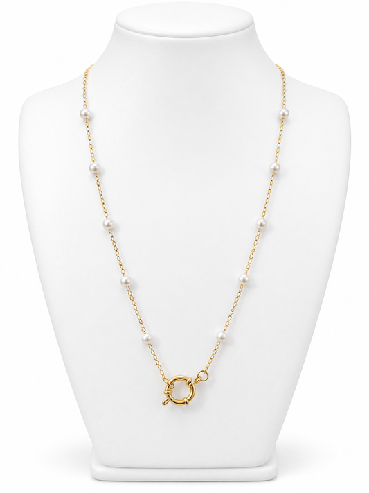Maritime Pearl Necklace