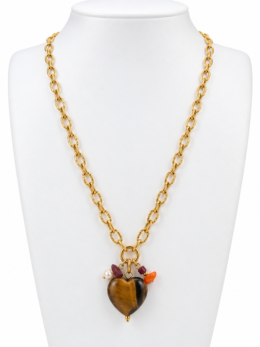 Tiger Heart Necklace