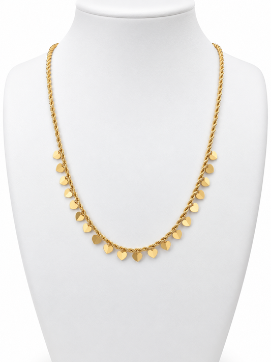 Heart Cascade Necklace