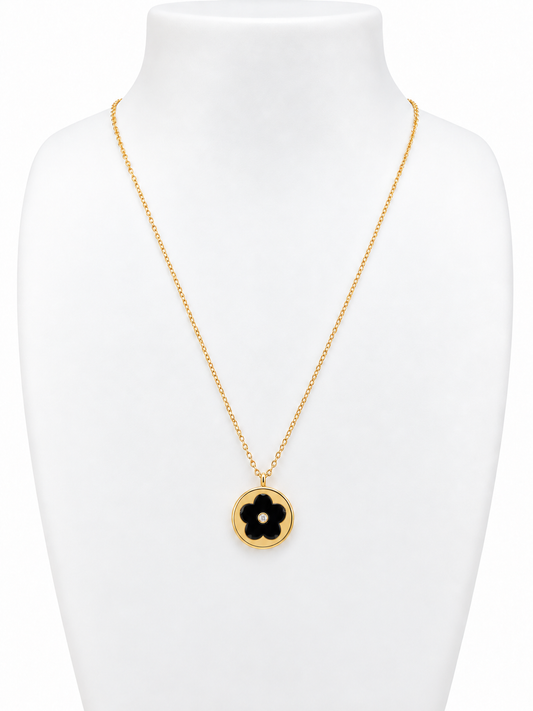 Noir Blossom Necklace