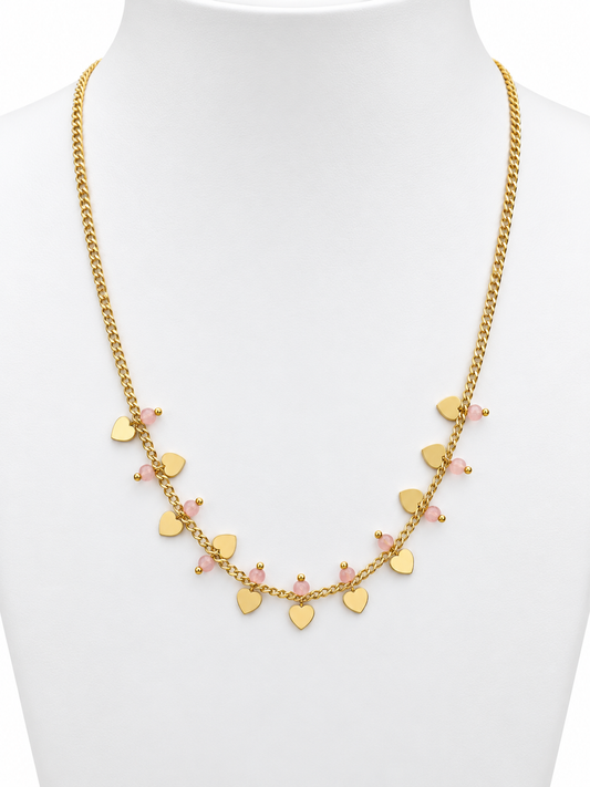 Blush Heart Necklace