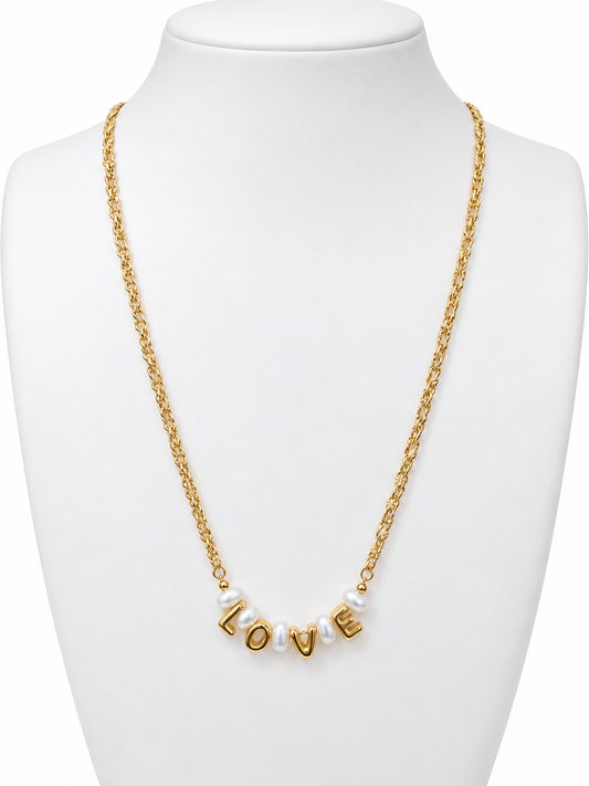 Love Pearl Necklace