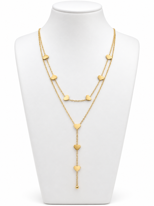 Sweetheart Cascade Necklace