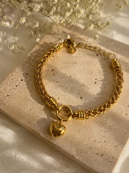 Heart Lock Vibes Bracelet