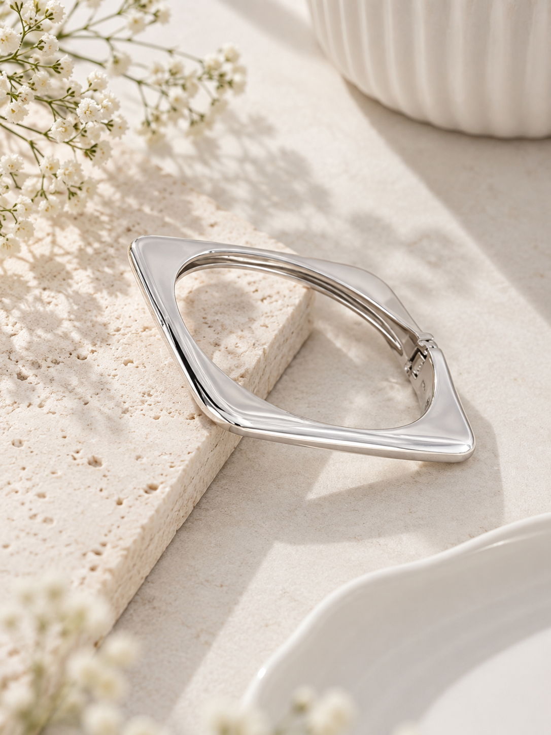 Silver Snap Bracelet