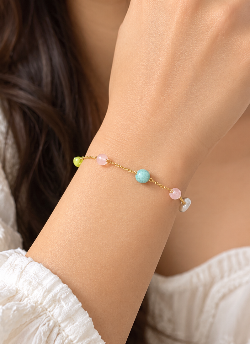 Pastel Gemstone Bracelet