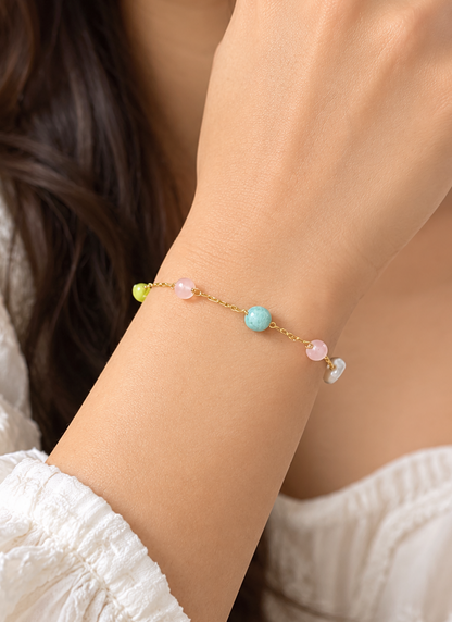 Pastel Gemstone Bracelet