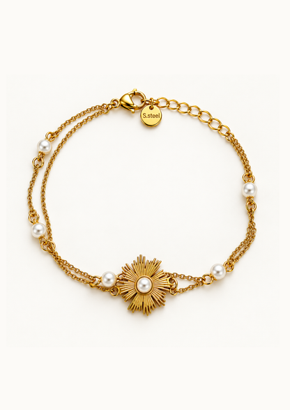 Sunbeam Pearl Bracelet