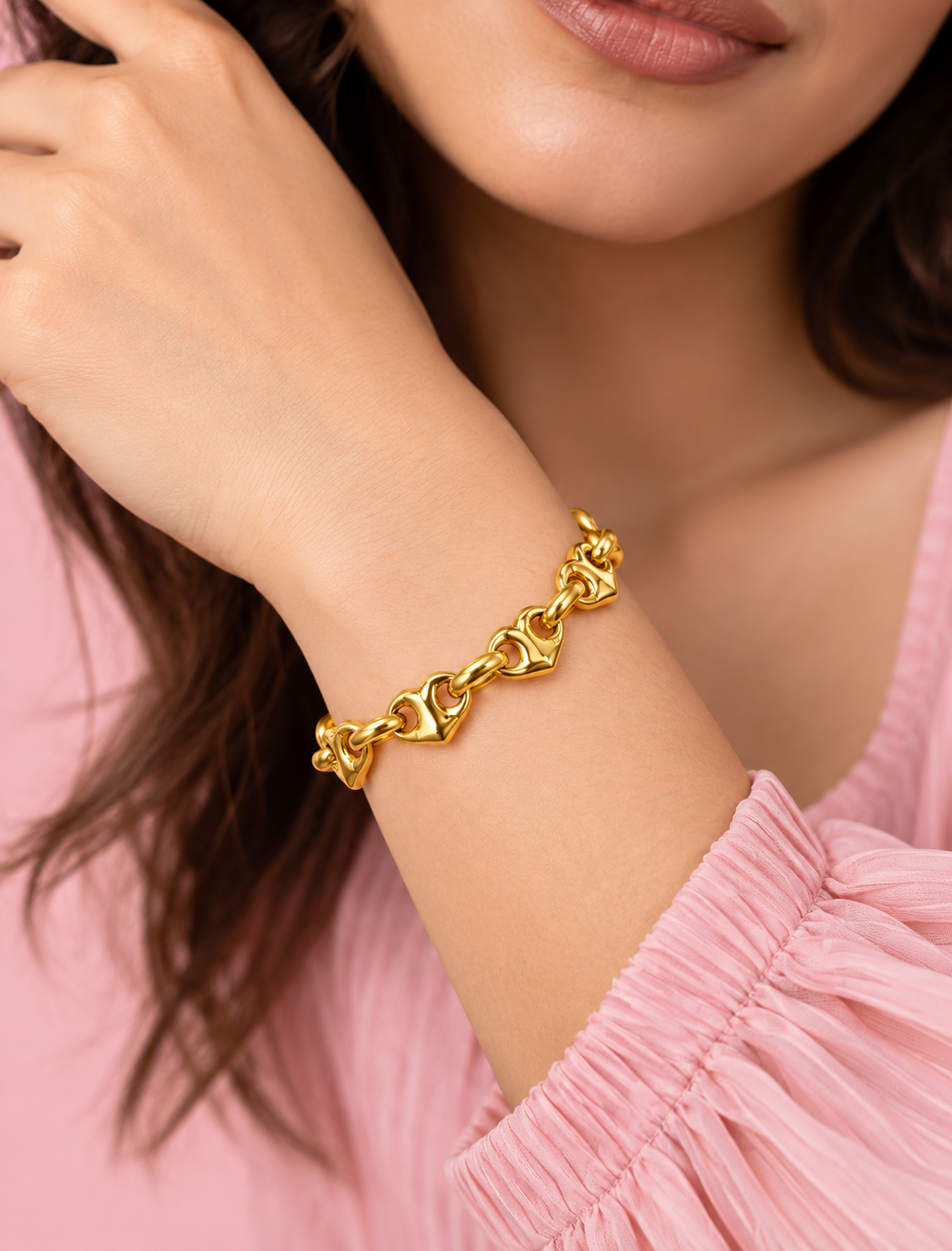 Golden Link-Up Bracelet