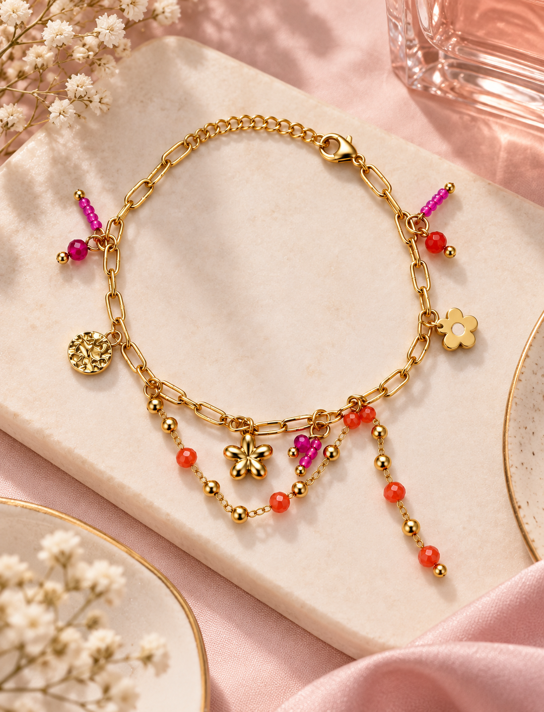 Gold & Pink