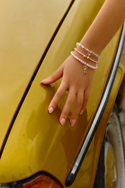 Cherry Kiss Stack Bracelet