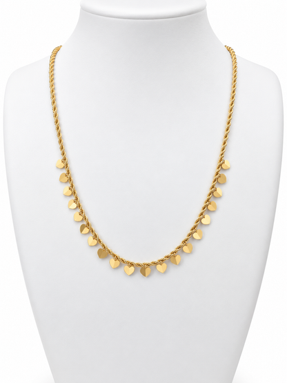 Heart Cascade Necklace
