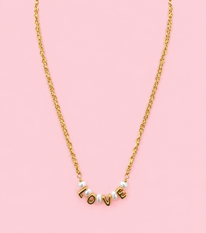 Love Pearl Necklace