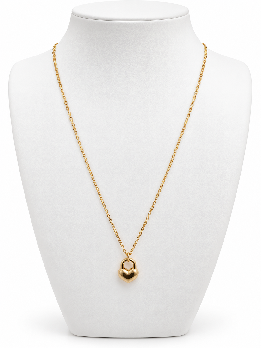 Heart Padlock Necklace