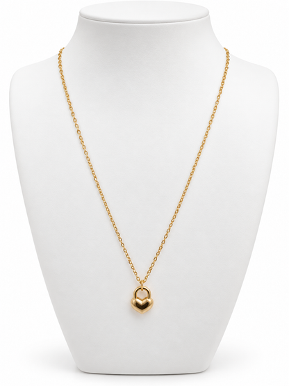 Heart Padlock Necklace