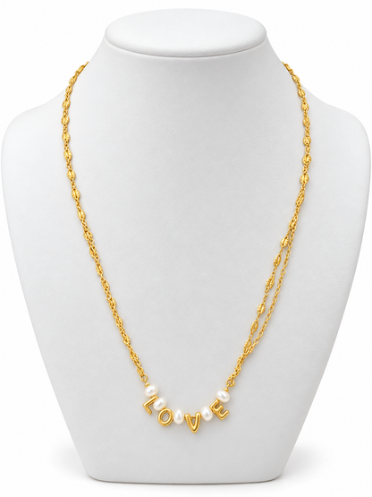 Love Pearl Necklace