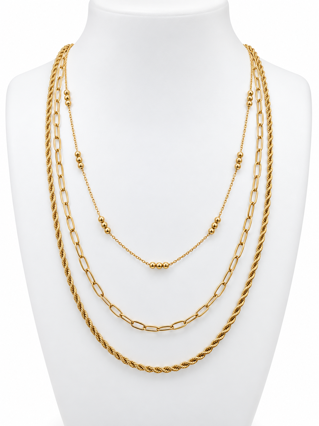 Trinity Layered Necklace