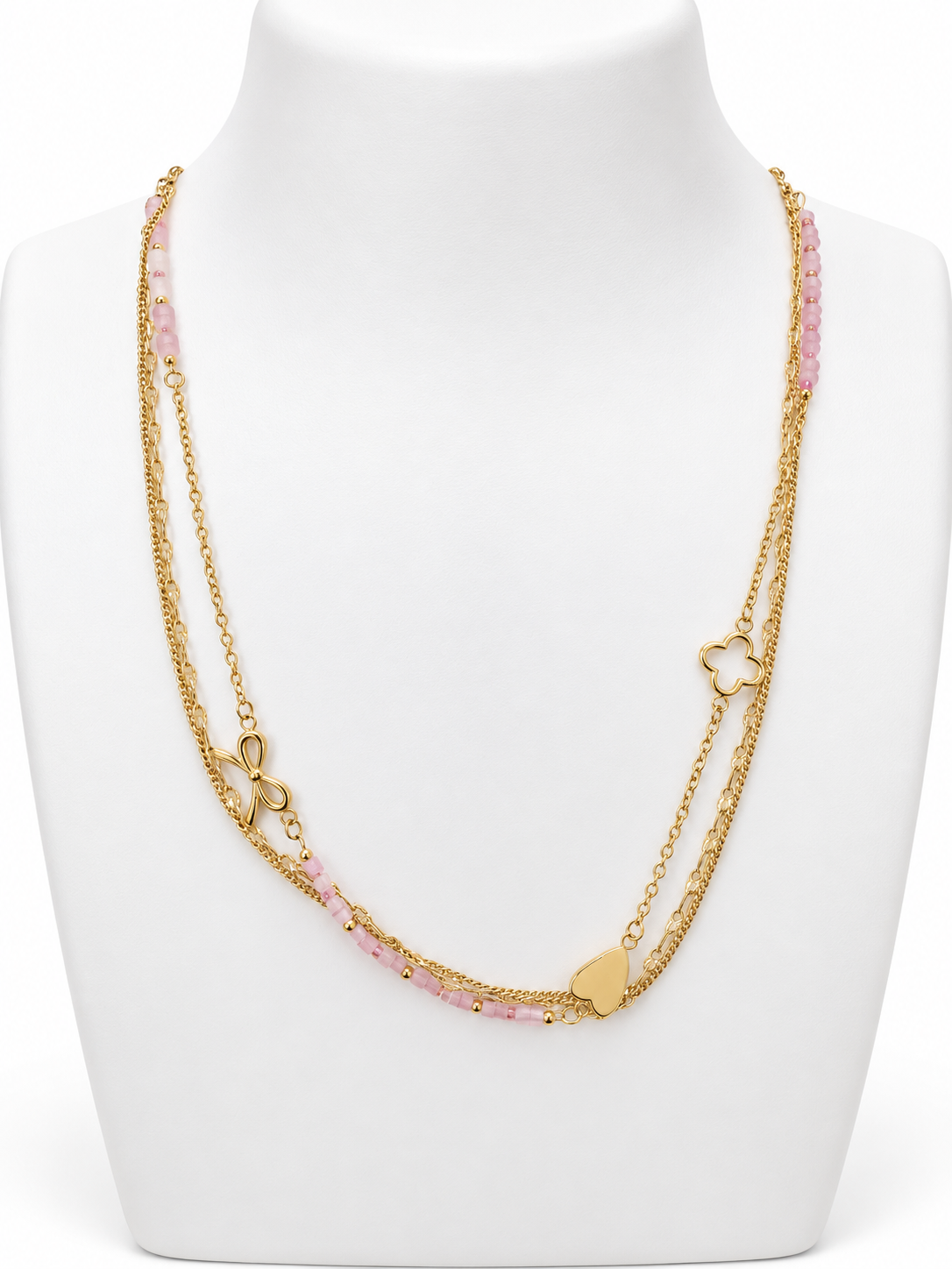 Cherry Blossom Layered Necklace