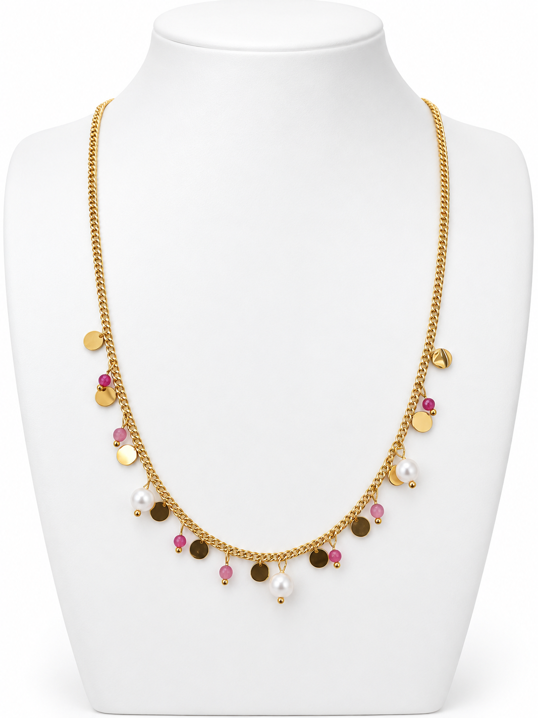 Pink Pearl Glow Necklace