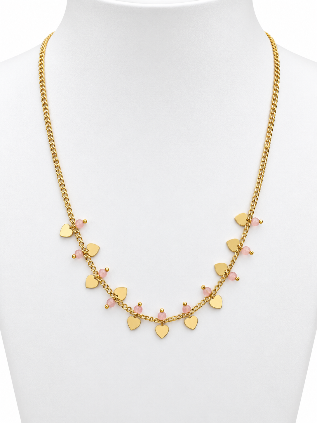 Blush Heart Necklace