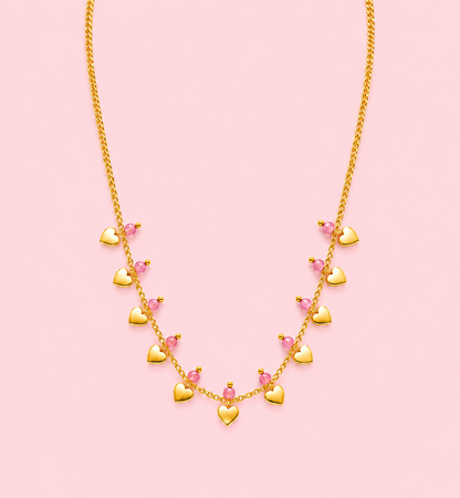 Blush Heart Necklace